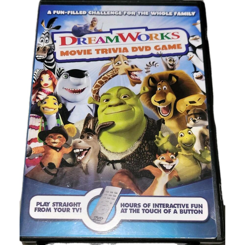 Dream Works Movie Trivia DVD Game [ DVD, 2006 ]  Shrek Shark Tale Over the Hedge